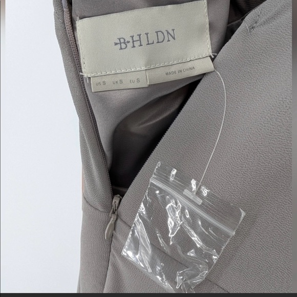 Anthropologie BHLDN Capulet Gown Dress Grey Dusty Lavender Formal Bridal NWT - Picture 7 of 8